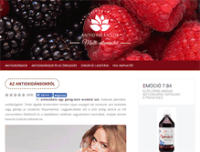Tablet Screenshot of antioxidansok.com